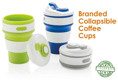 Branded coffee cups are specialists in customisable printed coffee cups. Branded Collapsible Coffee Cups - Firebrand Promotions