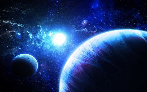 Art Fantasy Planets Stars Galaxies 2560x1600