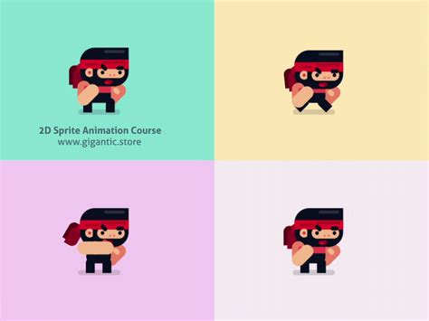 D Sprite Animation EASY COURSE By Gigantic Dribbble Anim Gif Animated Gif Sprite D