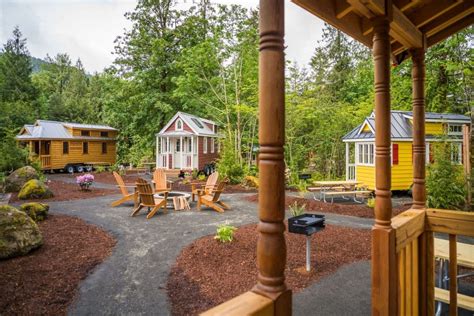 Take A Tour Around This Adorable Mt Hood Tiny House Village In Oregon