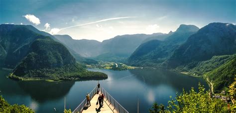 Hallstätter See Der Blick Mit Dem Skywalk Foto And Bild Europe