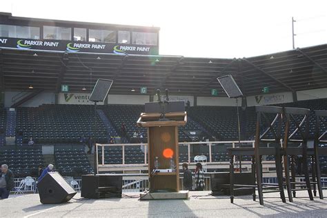 The highest seating capacity of all active stadiums is 14,511, at smith's ballpark where the salt lake. Cheney Stadium, Tacoma, United States Photos