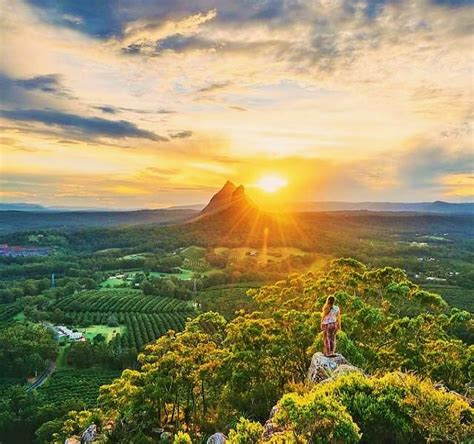 | inland from nambour, the blackall range forms a stunning backdrop to the sunshine coast's beaches a. Sunshine Coast Hinterland Weather | Discover Queensland