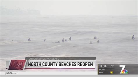 Some North County Beaches Reopen With New Rules Nbc 7 San Diego