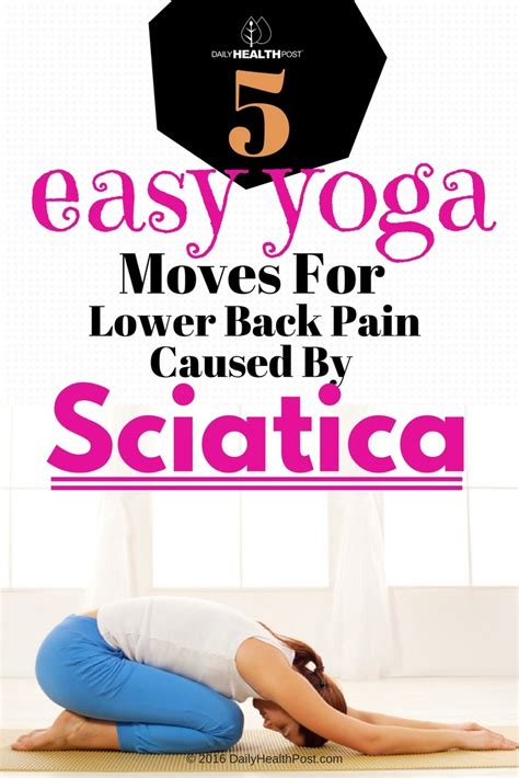 5 Easy Yoga Poses To Relieve Lower Back Pain