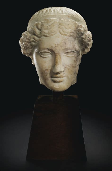A Roman Marble Head Of Venus Circa 1st Century Ad Christies