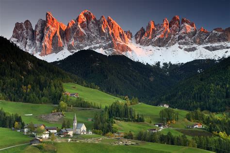 Santa Maddalena Val Di Funes Trentino Alto Adige Italy Beautiful
