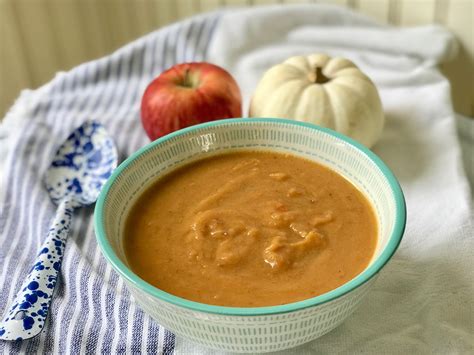 warming sweet potato apple soup recipe emily roach health coach