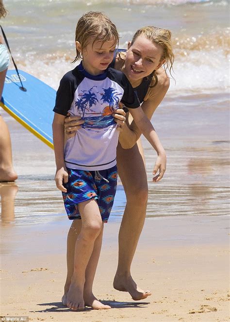 Naomi Watts And Liev Schreiber Enjoy Leisurely Beach Outing With Their