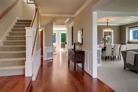 Brazilian cherry wood flooring creates a rich foundation for a living room of traditional style. Pin on Staging