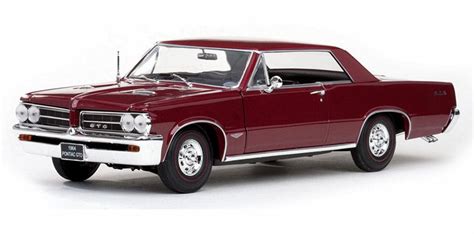 1964 Pontiac Gto Red Sun Star 1824 118 Scale Diecast Model Toy