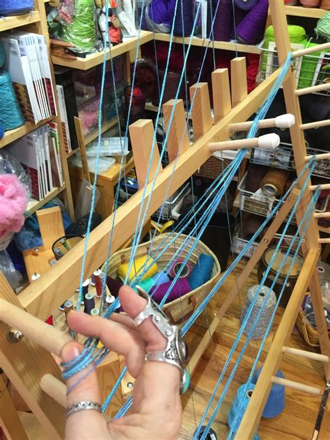 Winding A Warp On My Saori Warping Frame And Other Things Saori