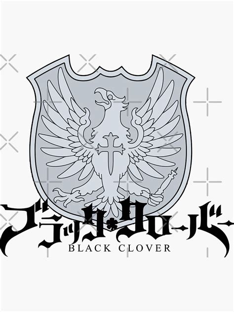 Sticker Silver Eagles Black Clover Par Namikazeseb Redbubble