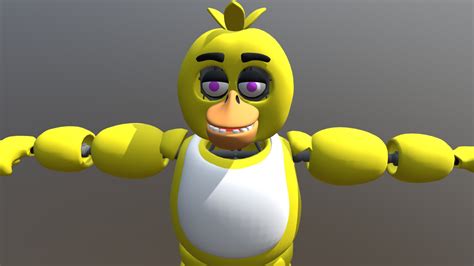 chica download free 3d model by certor xertor [1a45621] sketchfab