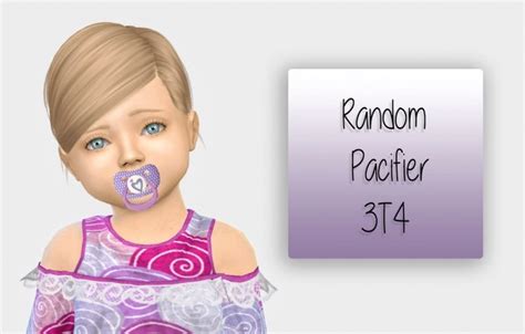 Random Pacifier 3t4 At Simiracle Sims 4 Updates