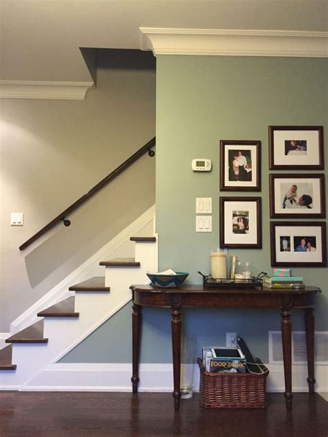 Check spelling or type a new query. Benjamin Moore Revere Pewter w/Raindance accent wall ...