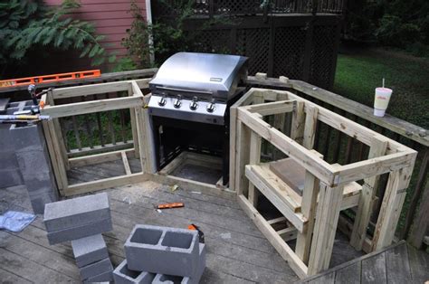 Diy Outdoor Kitchen Frame Ideas How To Build A Patio Bbq Area
