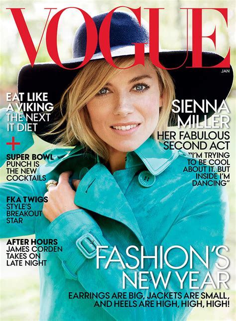 Sienna Miller For Vogue Magazine January 2015 Sidewalk Hustle