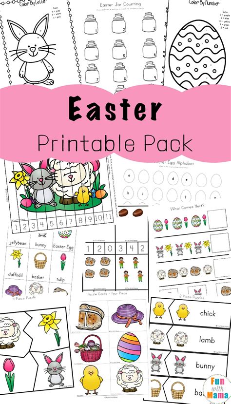 Free Printable Easter Activities For Preschoolers
