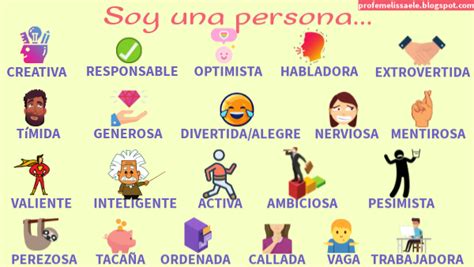 Adjetivos Para Describir La Personalidad