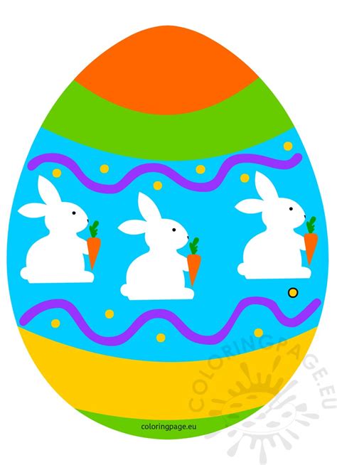 Easter Egg With Decor Clipart Holiday Coloring Page