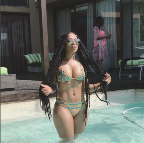Times Nomzamo Mbatha Slayed In Swimsuits Truelove