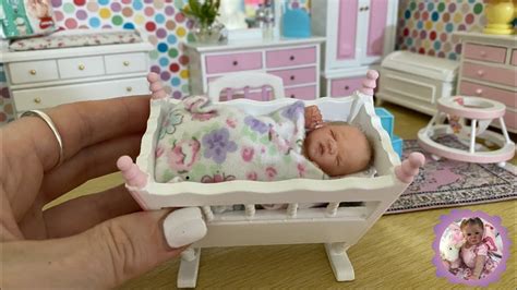 Mini Reborn Nursery Silicone Babies Emma And Ellie Get New Cribs