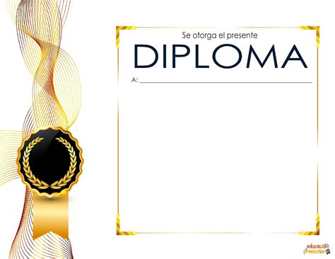14 Ideas De Diplomas Diplomas Para Ni 241 Os Diploma Preescolar Diplomas Rezfoods Resep