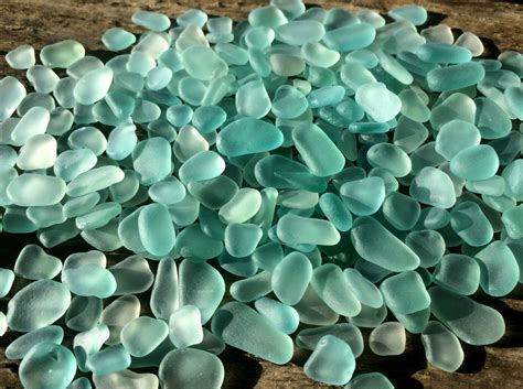 Tiny Seafoam Teal Green Sea Glass Blue Sea Glass Bulk Sea Etsy