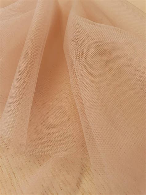 Nude Tulle Fabric Lingerie Nude Net Nude Color Fabric Etsy My XXX Hot