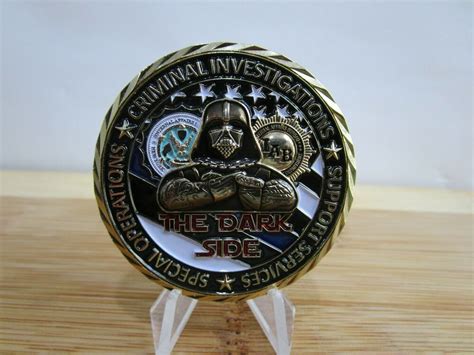Nypd Iab 25th Anniversary Star Wars Darth Vader Serialized 059 Challenge Coin Ebay