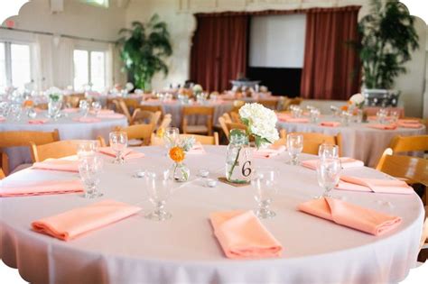 Light Pink And Orange Reception Decor Ideas With Peonies Succulents