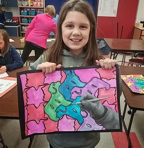 This is an avery standard for the. Art with Mrs. Seitz: MC Escher Tessellations
