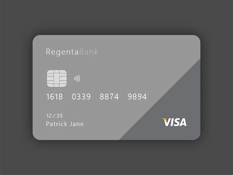 Awesome credit card template psd. Debit card design concept by Reqenta on Dribbble