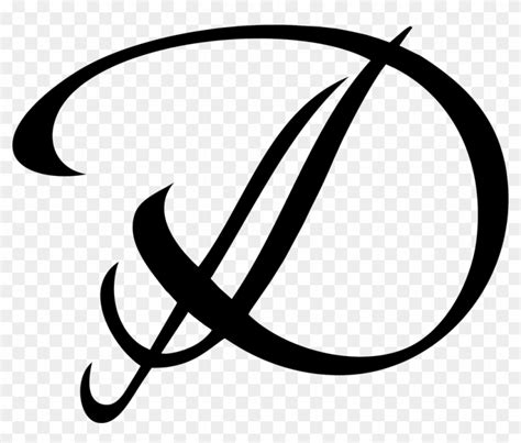 Calligraphy or the art of fancy writing has thousands of years in its history and development. The Letter D In Calligraphy - Letter