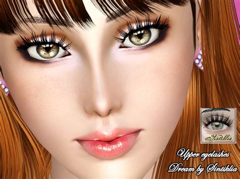The Sims Resource Sintiklia Female Eyelashes Dream Top