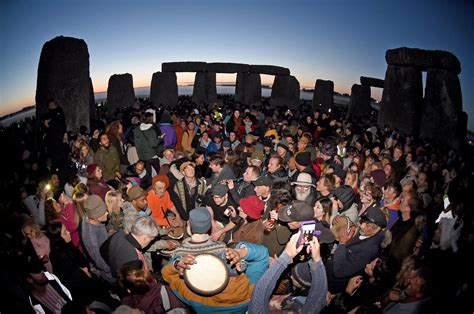 Celebration At Stonehenge Brings In The Summer Solstice