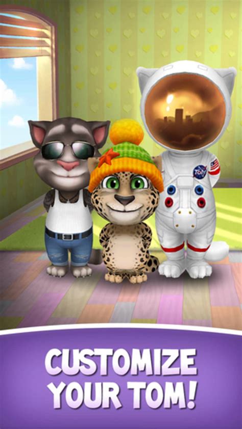You can still do all the basic things you could in talking tom cat and other outfit 7 talking animal games. My Talking Tom for iPhone - Download