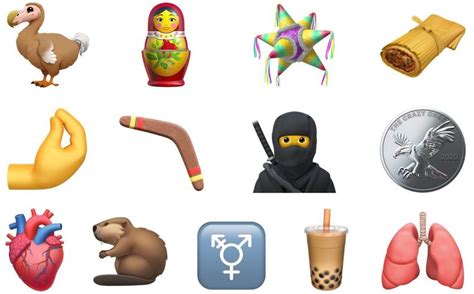Ios 14 To Add 16 New Emoji Including Dodo Piñata Pinched Fingers And More
