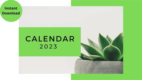 2023 Calendar Printable 2023 Monthly Planner Minimalist Etsy Canada