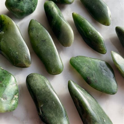 Green Jade Tumbled Pocket Stone Minera Emporium Crystal And Mineral Shop