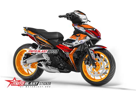 Semisena.com adalah sebuah portal berita otomotif yang independen dalam memberikan informasi seputar mobil dan motor di indonesia. Modifikasi Striping Yamaha Mx king Repsol Hitech | MOTOBLAST