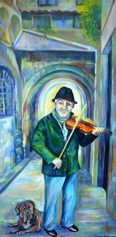 Italian Street Music Part Two Painting By Anna Duyunova Fine Art America