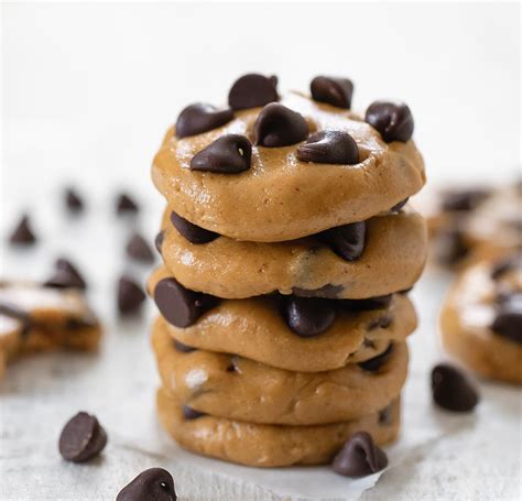3 Ingredient No Bake Chocolate Chip Cookies No Flour Butter Or Eggs