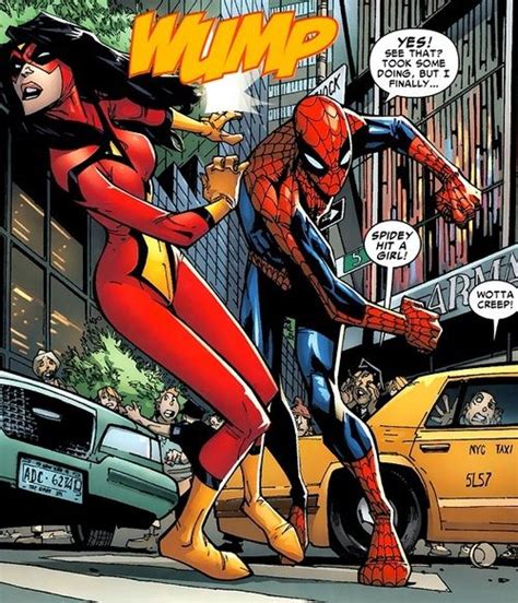 Spider Man Vs Spider Woman Spiderman Spiderman Comic Spider Woman