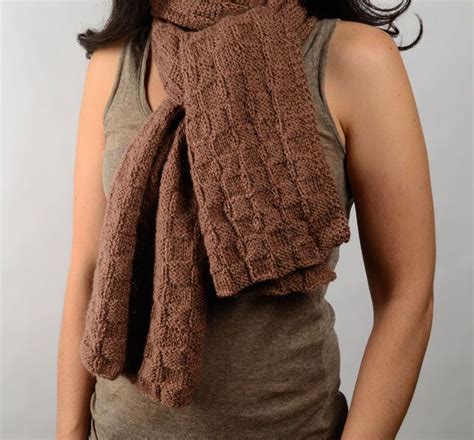 Americo Original | Checkered scarf, Knitting patterns, Knitting