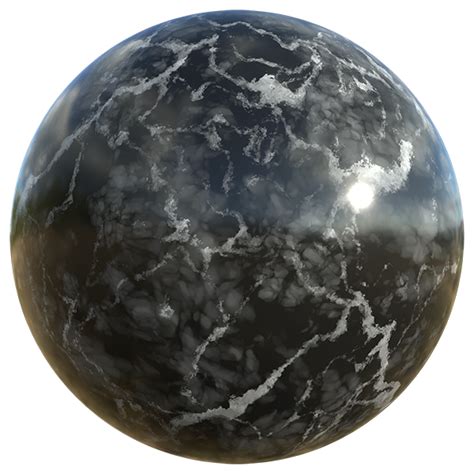 Marble Texture With White Cracks And Black Background Free Pbr