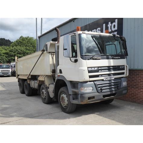 Daf Cf85360 8 X 4 Tipper Manual Gearbox 2007 Commercial Vehicles