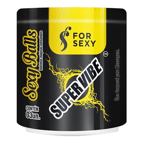 Super Vibe Sexy Ball Bolinha Funcional 03 Unidades For Sexy Fetiches Sexy Boutique