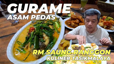 KULINER TASIKMALAYA RUMAH MAKAN SAUNG RANGGON - YouTube